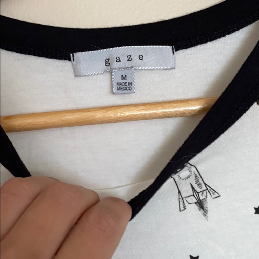 gaze Solar System Ringer Tee - Picture 3 of 4